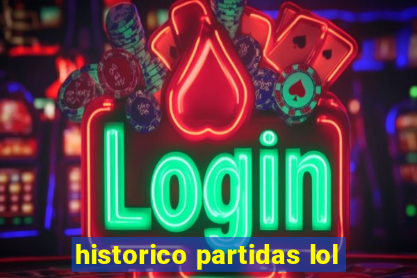 historico partidas lol